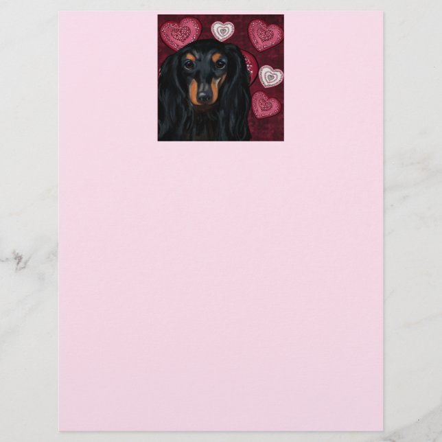 PAPEL TIMBRADO DACHSHUND            (Frente)