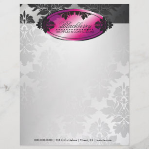 Papel Timbrado damasco da trufa de 311-Sweet Blackberry