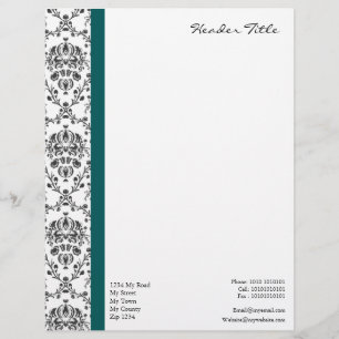 Papel Timbrado Damask Regal