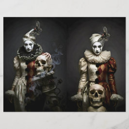 Papel Timbrado Darc Romantic Scrapbook Sheet