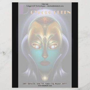 Papel Timbrado Daria Cyborg Queen