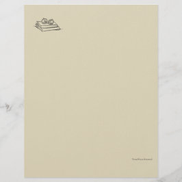 Papel Timbrado Dark Academia – Arte de Livros Antigos | Presente