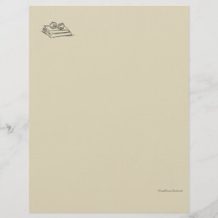 Papel Timbrado Dark Academia – Arte de Livros Antigos Presente