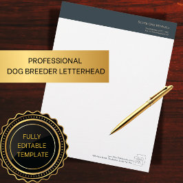 Papel Timbrado de Criador Profissional de Cães