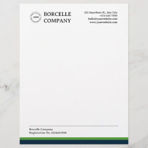 Papel Timbrado de Empresa Profissional Moderno