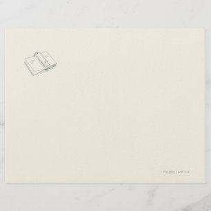 Papel Timbrado de Linha Arte Minimalista Introvert