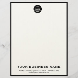 Papel Timbrado de Logotipo de Empresa Moderno Pers