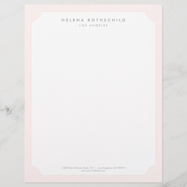 Papel Timbrado de Negócios Profissional de Luxo Bo (Frente)