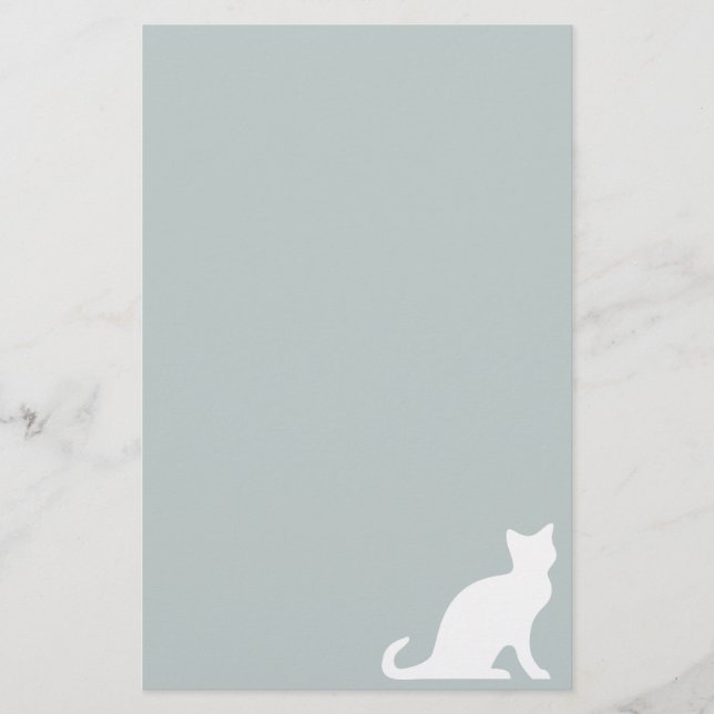 Papel timbrado de papelaria de gato (Frente)