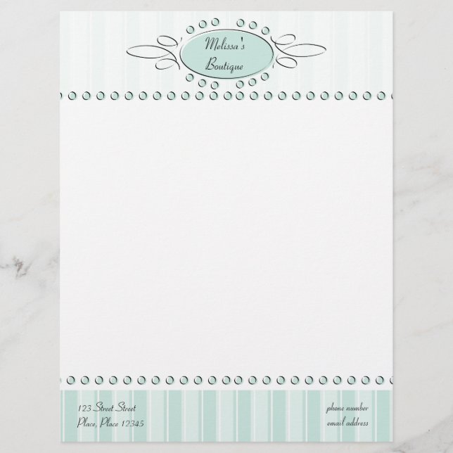 Papel Timbrado Decor de espiral (Frente)