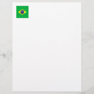Papel Timbrado Desenho de pintura a óleo no Brasil