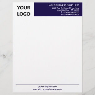 Papel Timbrado Design A Sua Própria Cor Personalizada Letterhead