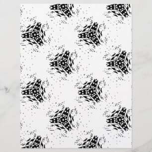 Papel Timbrado Design Geométrico Moderno Preto
