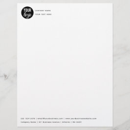 Papel Timbrado Design Letterhead Moderno