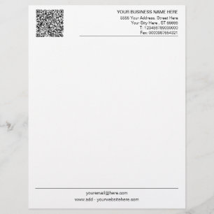 Papel Timbrado Design Personalizado Sua Própria Margem de Código 