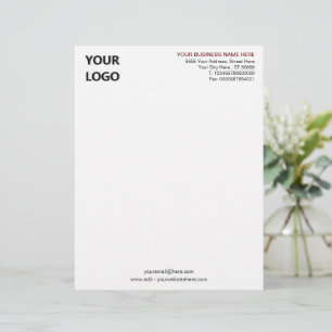 Papel Timbrado Design profissional - Modelo Letterhead