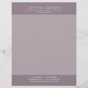 Papel Timbrado Design simples moderno - Modelo profissional elega