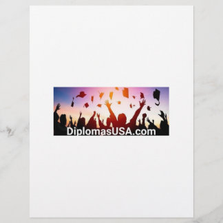 Papel Timbrado Diplomas universitários ou Diploma de segundo grau