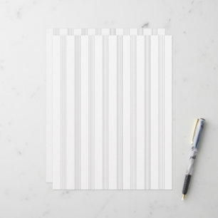 Papel Timbrado Documento de Funcionarios do Manuscrito de Música 