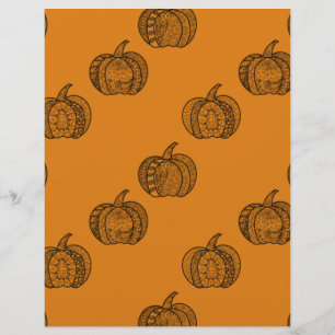Papel Timbrado Dodores de Halloween Boho mandala bombeiros outono