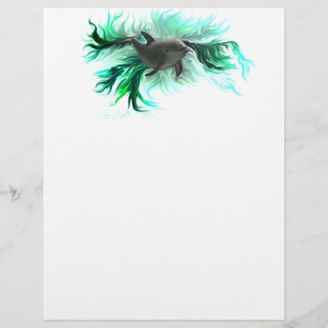 Papel Timbrado Dolphin Baby (Frente)