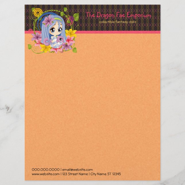 Papel Timbrado Dragon Fae (Frente)