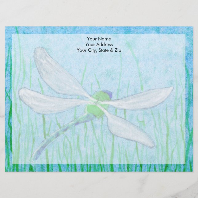 Papel Timbrado Dragonfly (Frente)