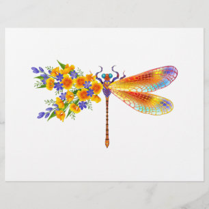 Papel Timbrado Dragonfly Amarelo