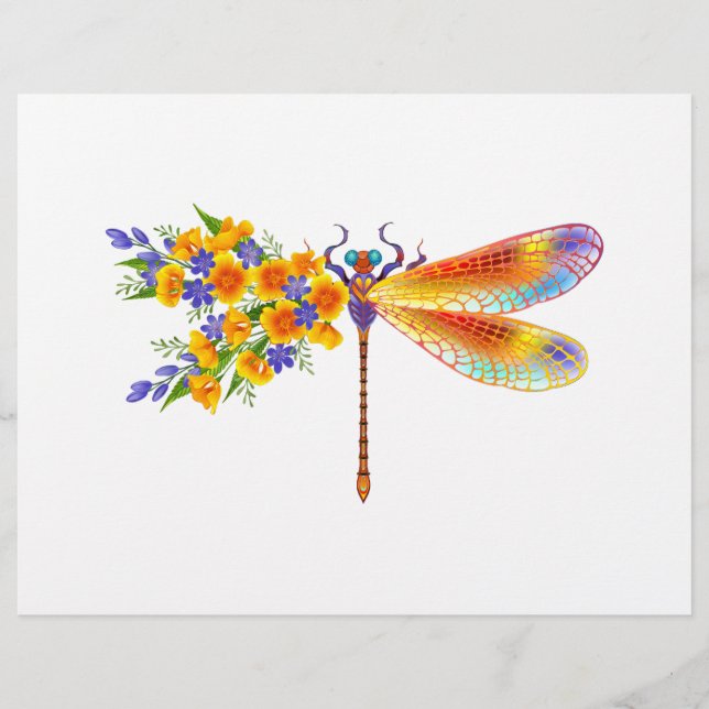 Papel Timbrado Dragonfly Amarelo (Frente)