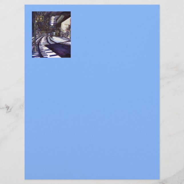 Papel Timbrado Dusting the Piano (Frente)