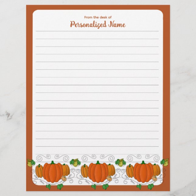 Papel Timbrado É outono - linha (Frente)