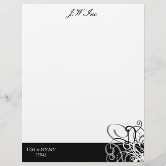 Papel Timbrado elegante Business Letterhead