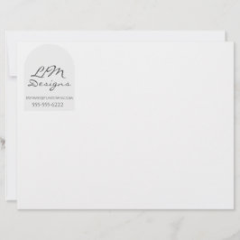 Papel Timbrado Elegante Minimalista