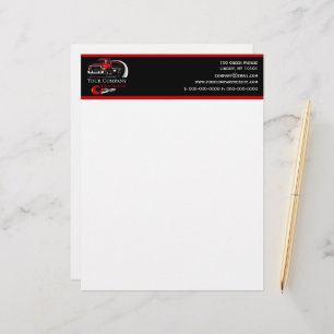 Papel Timbrado Empresa de reboque profissional, serviço de cabele