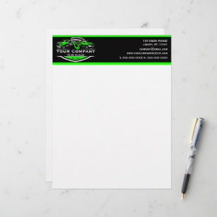 Papel Timbrado Empresa de Reboque Profissional, Serviço de Transp
