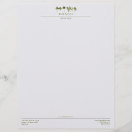 Papel Timbrado Empresas Botânicas