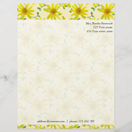 Papel Timbrado Endereço feito sob encomenda da foto amarela