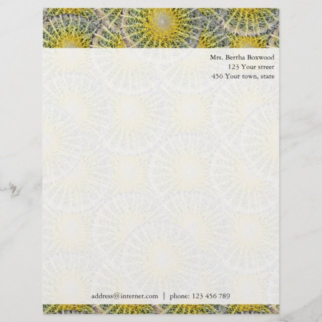 Papel Timbrado Endereço feito sob encomenda da foto tropical do (Frente)