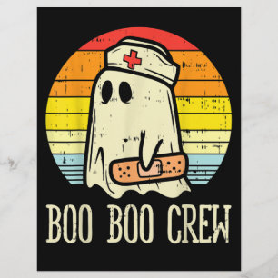 Papel Timbrado Enfermeira de Boo Boo Halloween Para Enfermeiras