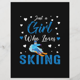 Papel Timbrado Engraçado Esqui Esportes De Inverno Dão Apenas Uma