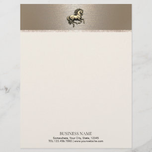 Papel Timbrado Equestre de Treinamento em Equestre do Moderno Dou