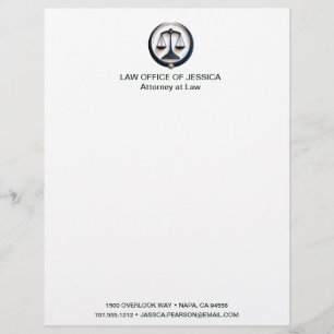 Papel Timbrado Escalas Clássicas Modernas Da Lei Da Justiça