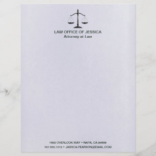 Papel Timbrado Escalas Clássicas Modernas Da Lei Da Justiça