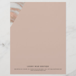 Papel Timbrado escritório de negócios de pedra de mármore com vea