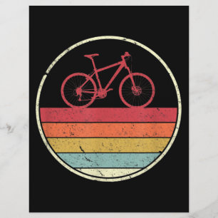 Papel Timbrado Estilo Retroativo De Ciclo Para Ciclista