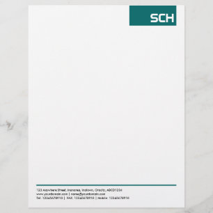 Papel Timbrado Etiqueta Superior - Verde Moss