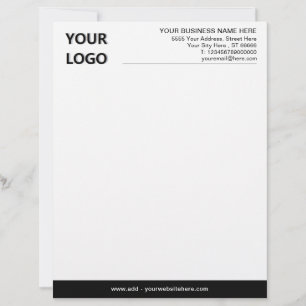 Papel Timbrado Exemplo de Cabeçalho de Carta de Empresa Personali