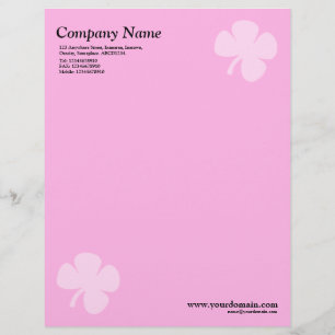 Papel Timbrado Fecho - Rosa