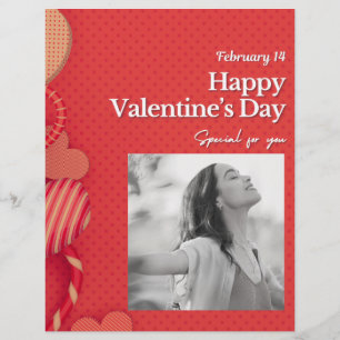 Papel Timbrado Feliz dia dos namorados Foto Personalizada Coraçõe