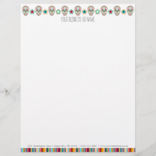 Papel Timbrado Feliz Muertos - cabeçalho feito sob encomenda dos